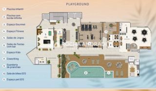 Apartamento 1 /4 Jaguaribe nascente vista mar
