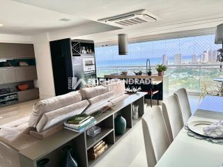 Apartamento com 3 suites, 152M², vista panoramica para o mar, Patamares Salvadoe BA