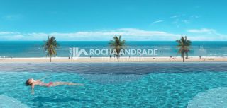 Apartamento 3 suítes vista mar