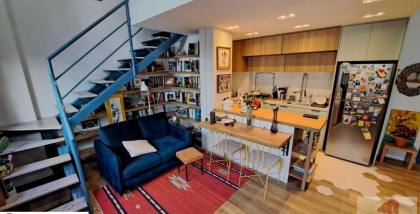 Loft mobiliado,  55m2 no Cloc Marina Residence