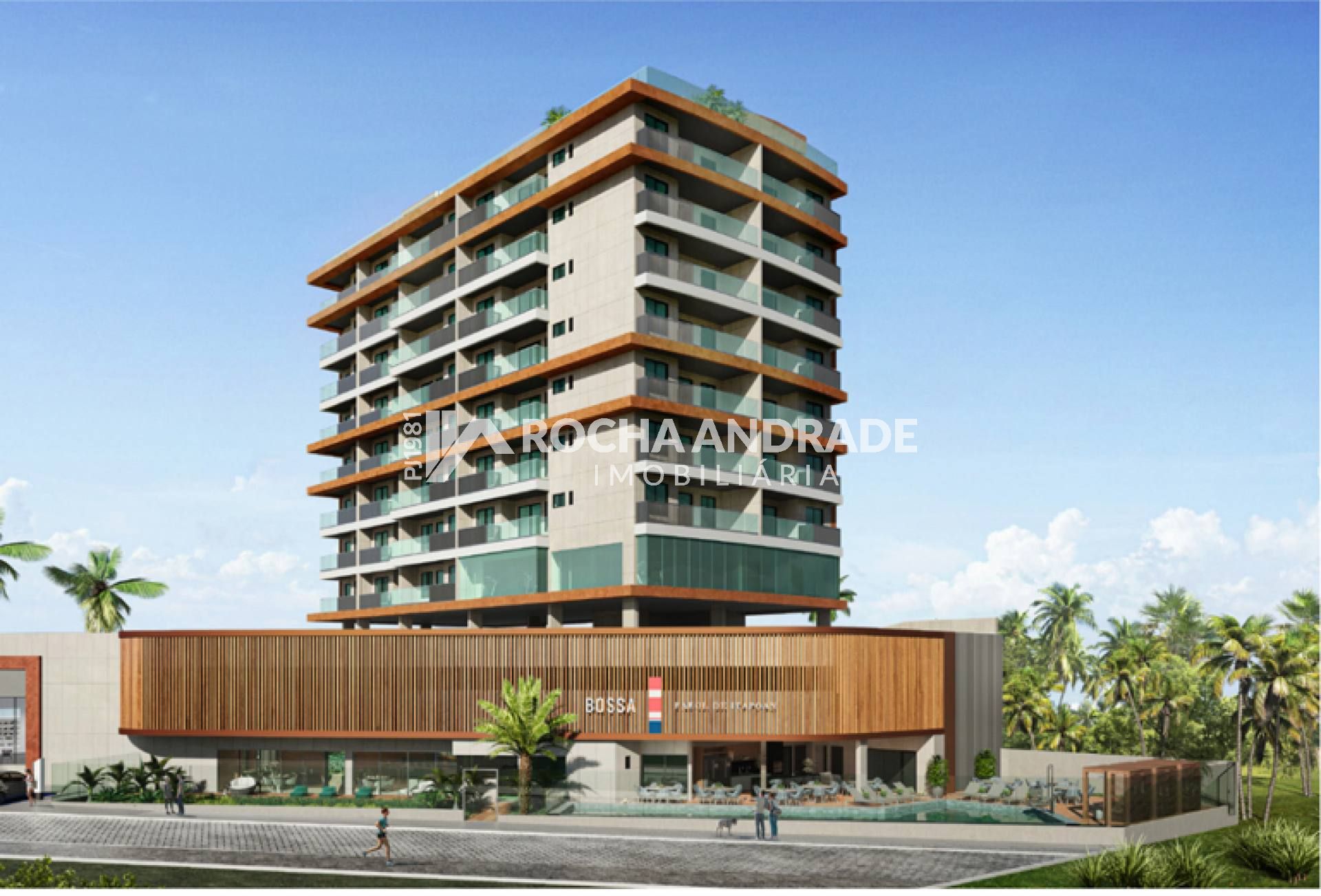 Apartamento de dois dormitórios pé na areia na pedra do sal