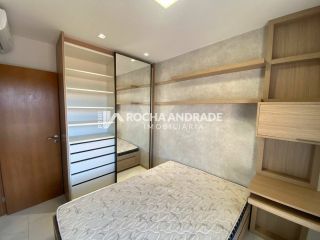 Apartamento 2/4 com escritório (convertido em 3º quarto), vista mar deslumbrante – Porteira Fechada – Jaguaribe