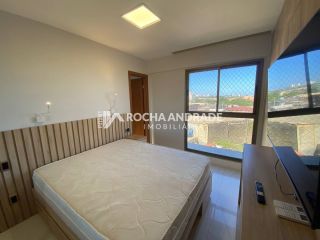 Apartamento 2/4 com escritório (convertido em 3º quarto), vista mar deslumbrante – Porteira Fechada – Jaguaribe