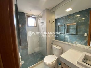 Apartamento 2/4 com escritório (convertido em 3º quarto), vista mar deslumbrante – Porteira Fechada – Jaguaribe