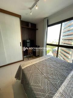 Studio Mobiliado no Caminho das Árvores – Porteira Fechada – Último Andar