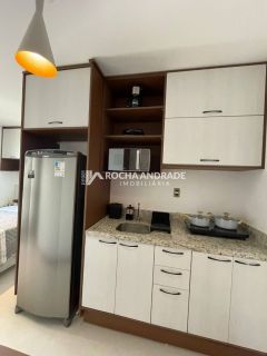 Studio Mobiliado no Caminho das Árvores – Porteira Fechada – Último Andar