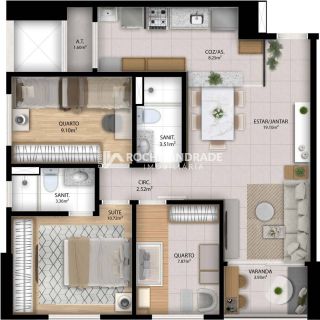 Imperdível! Apartamento Nascente no Orquidário – Lazer Completo e Localização Privilegiada!