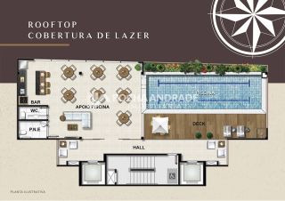 Apartamento 1/4 e Sala Novo na Graça