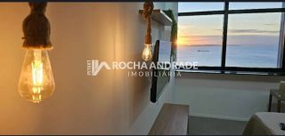 Flat com Vista Mar - Pronto para Morar ou Rentabilizar - Porteira Fechada