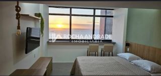 Flat com Vista Mar - Pronto para Morar ou Rentabilizar - Porteira Fechada