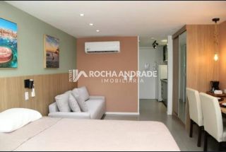 Flat com Vista Mar - Pronto para Morar ou Rentabilizar - Porteira Fechada