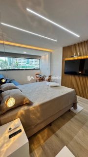 Studio mobiliado frente mar