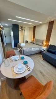 Studio mobiliado frente mar