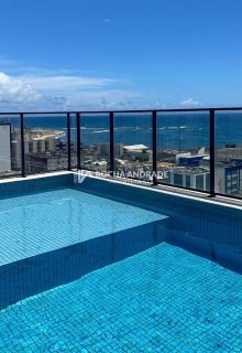 Apartamento à venda na Pituba, studio vista mar.