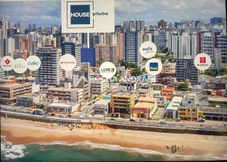 Apartamento à venda na Pituba, studio vista mar.