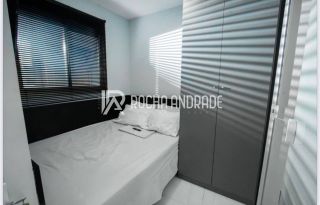 Lindo Studio com varanda e vista mar - porteira fechada -Oportunidade de investimento