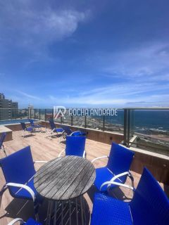 Lindo Studio com varanda e vista mar - porteira fechada -Oportunidade de investimento