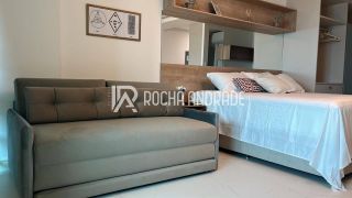 STUDIO FRENTE MAR DECORADO À VENDA – ARMAÇÃO