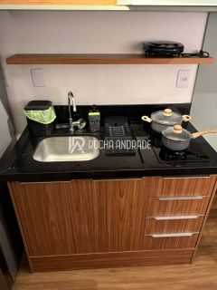 Studio venda Pituba, vista mar, decorado.