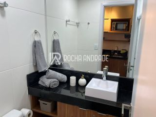 Studio venda Pituba, vista mar, decorado.