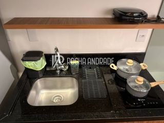 Studio venda Pituba, vista mar, decorado.