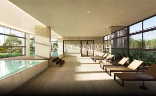 Infinity Salvador – Frente mar em Ondina | 1 Quarto.  Alto padrão e valorização