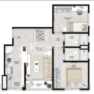 Apartamento Venda Piatã, 2 quartos, Flex Piatã.