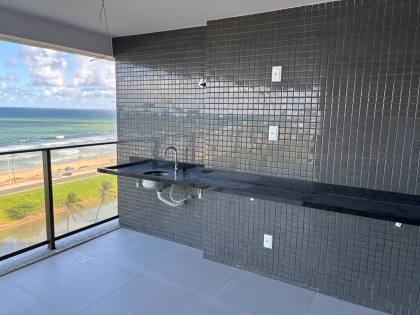 Apartamento Venda Jaguaribe, 3 quartos, vista mar total.