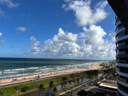 Apartamento Venda Jaguaribe, 3 quartos, vista mar total.