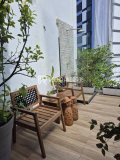 Cobertura Duplex 3/4 com 2 Suítes e Varandão Gourmet no Jardim Apipema