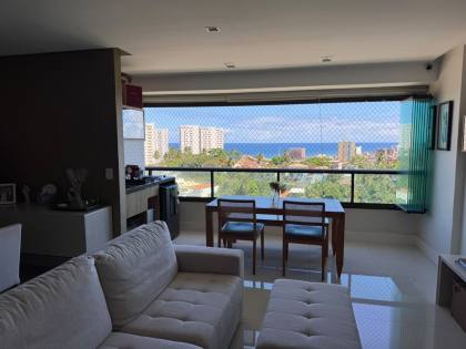 Três suítes duas vagas vista mar