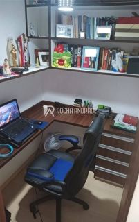Apartamento 3/4 com Suíte, Varanda Gourmet e 2 Vagas em Alphaville