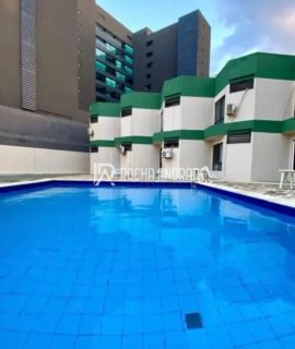 Apartamento Mobiliado de 1/4 com Piscina e Garagem em Armação