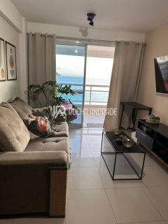 Apartamento Venda Ondina, 1 quarto, vista mar total.