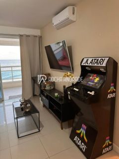 Apartamento Venda Ondina, 1 quarto, vista mar total.