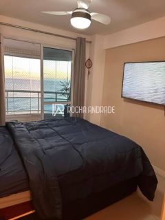Apartamento Venda Ondina, 1 quarto, vista mar total.