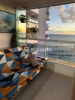Apartamento Venda Ondina, 1 quarto, vista mar total.