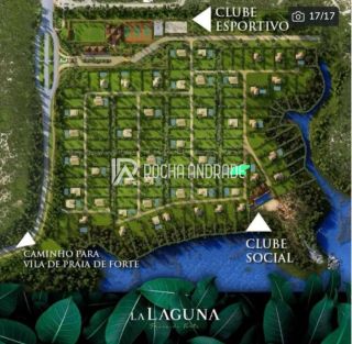 Terreno a venda em condomínio na Praia do Forte