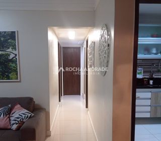 Apartamento Para Vender Mobiliado com 3 quartos,1 suíte, Vaga de garagem no bairro Costa Azul em Salvador