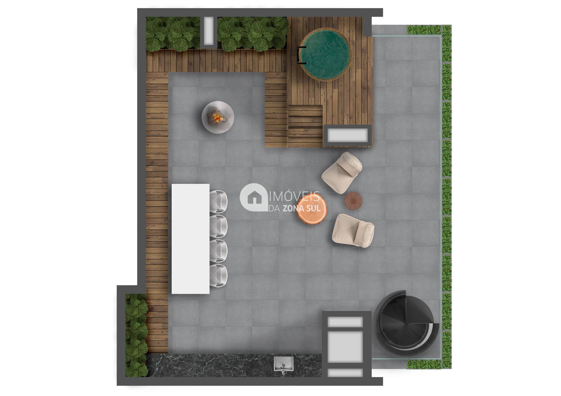 Apartamento com Rooftop na Tristeza