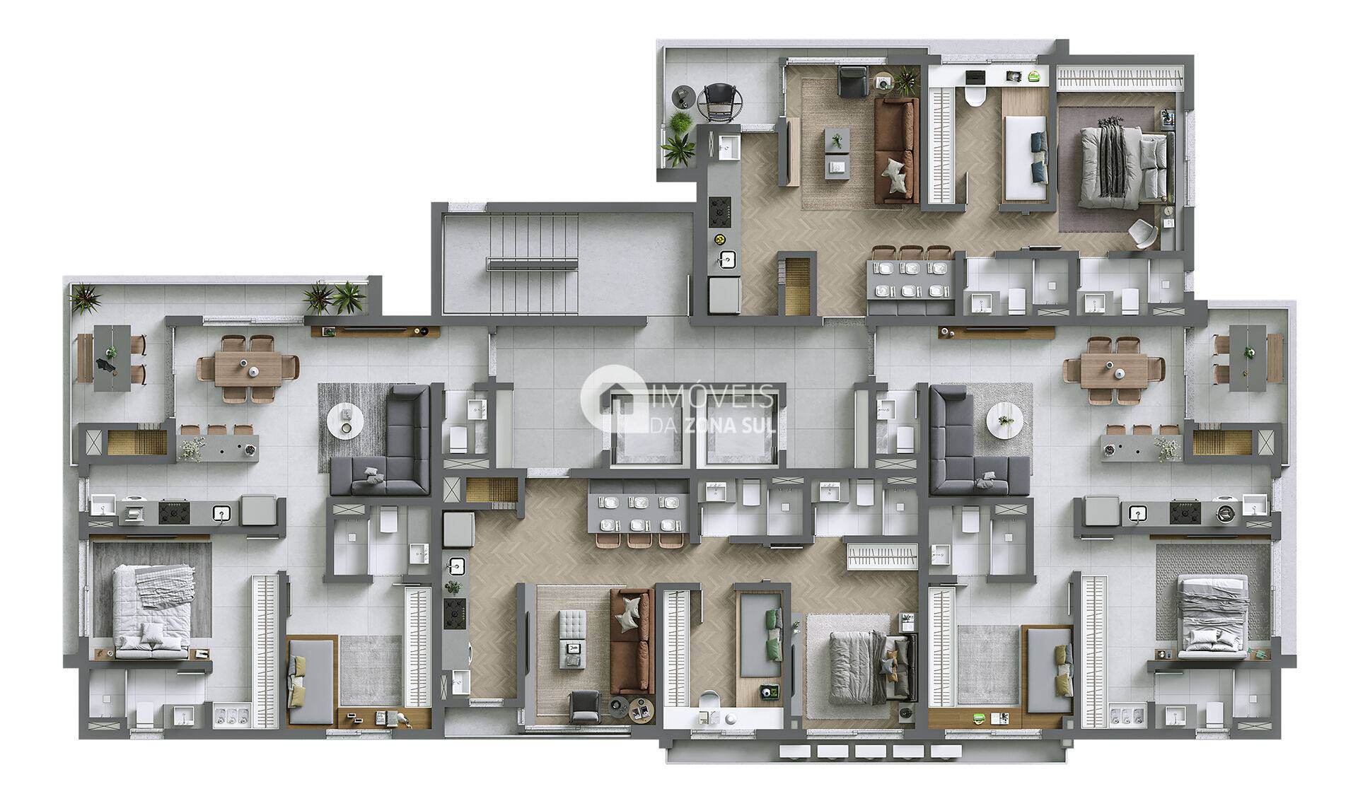 Lançamento de Apartamentos de 1 e 2 Suítes no Bairro Bela Vista