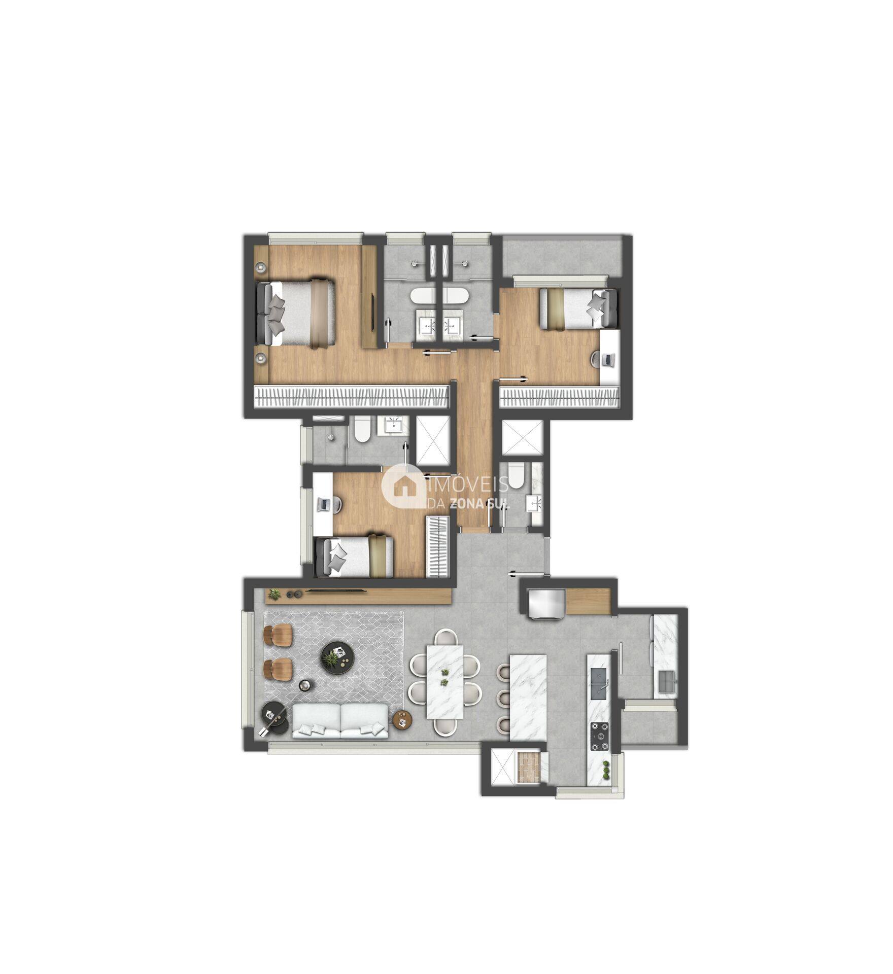 Apartamento Alto Padrão em Localização Nobre