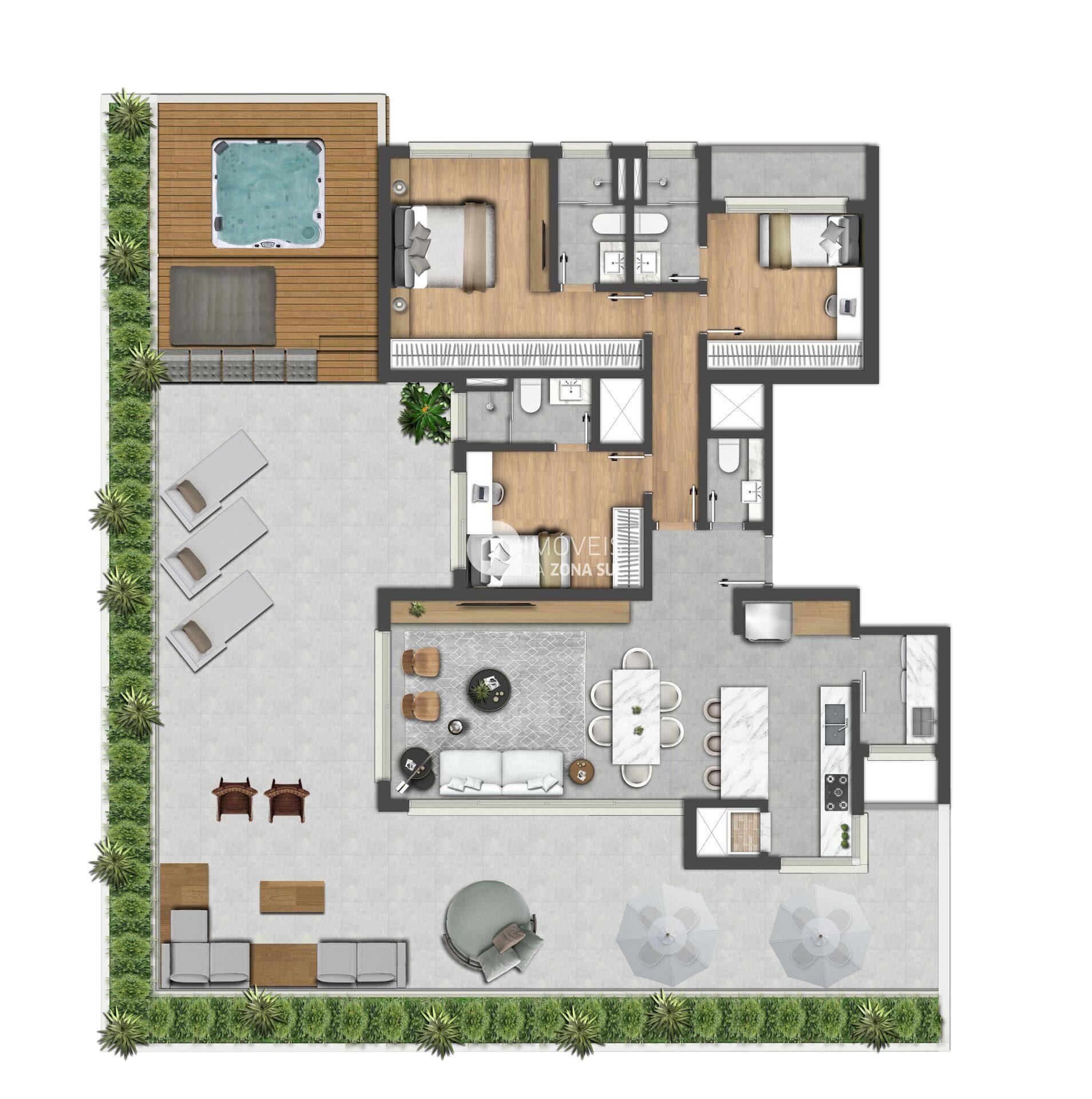 Apartamento Alto Padrão em Localização Nobre