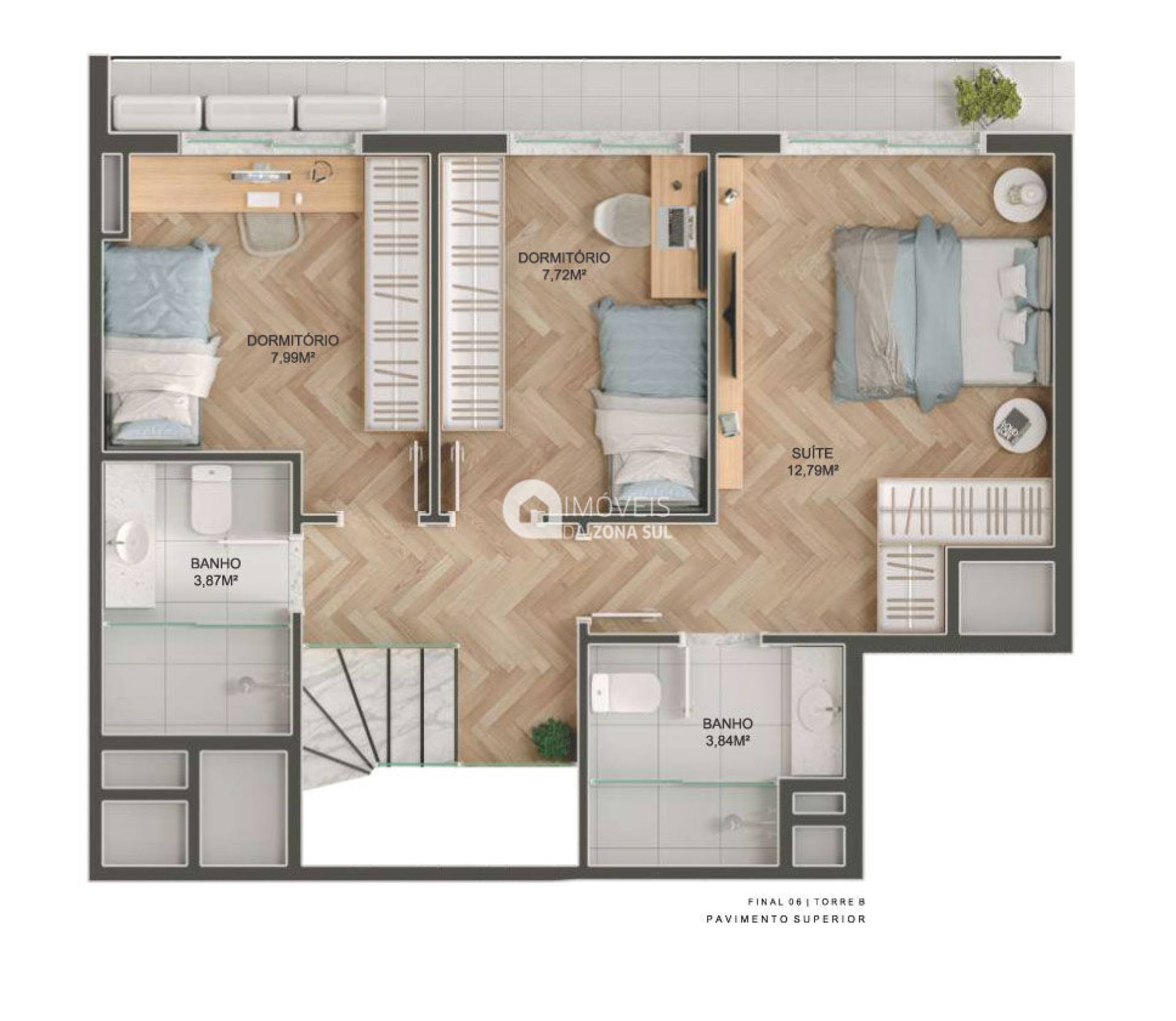 Apartamento para Vender no bairro Tristeza em Porto Alegre/RS