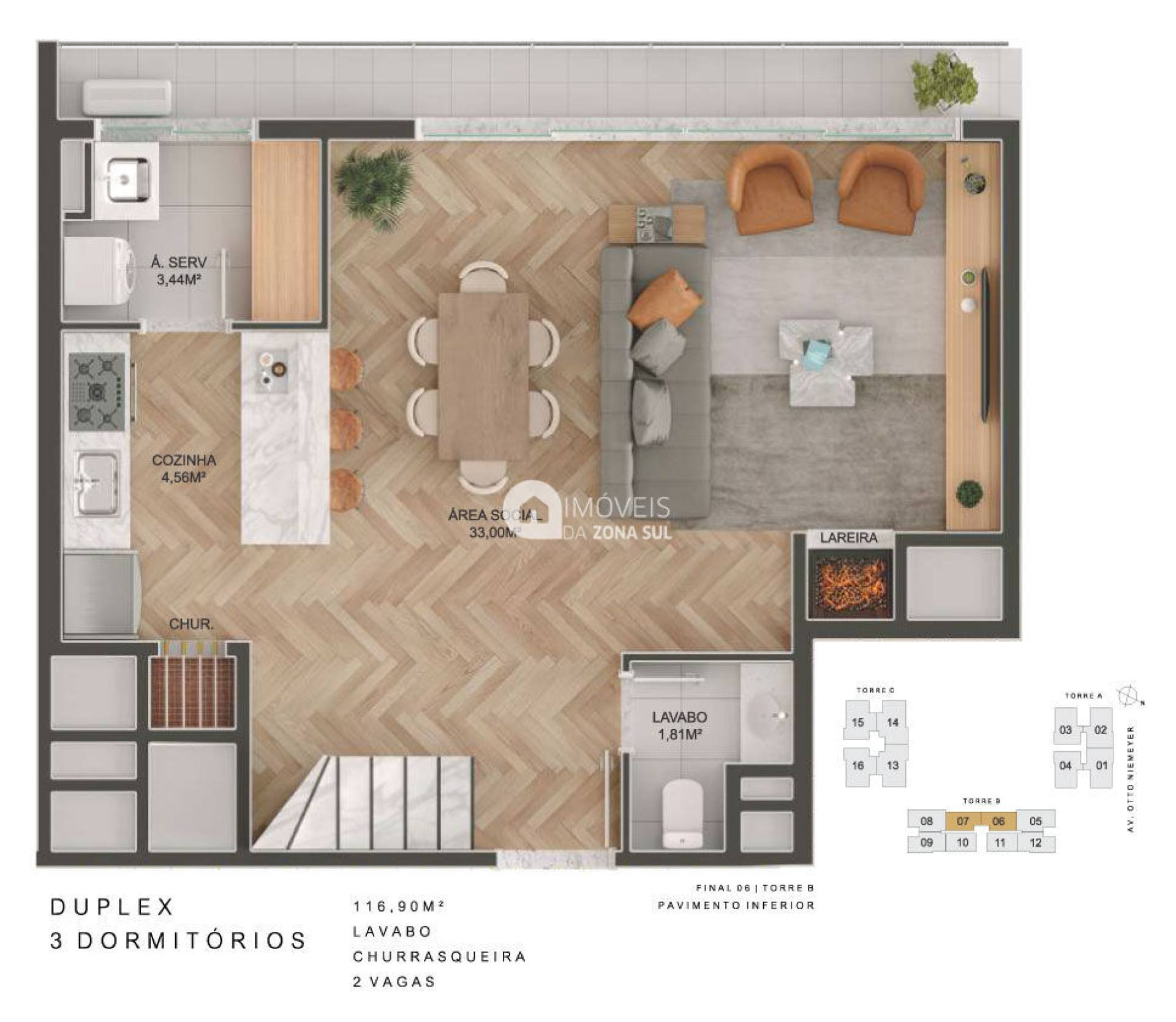 Apartamento para Vender no bairro Tristeza em Porto Alegre/RS