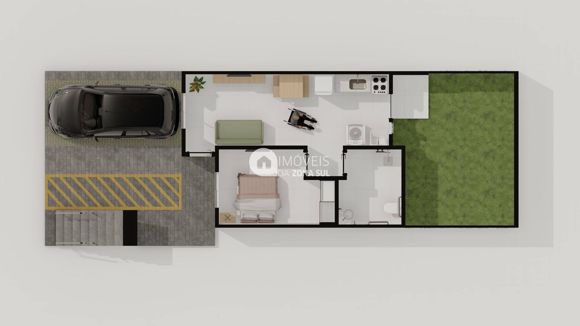 Apartamento com 2 Dormitórios com opção de Pátio