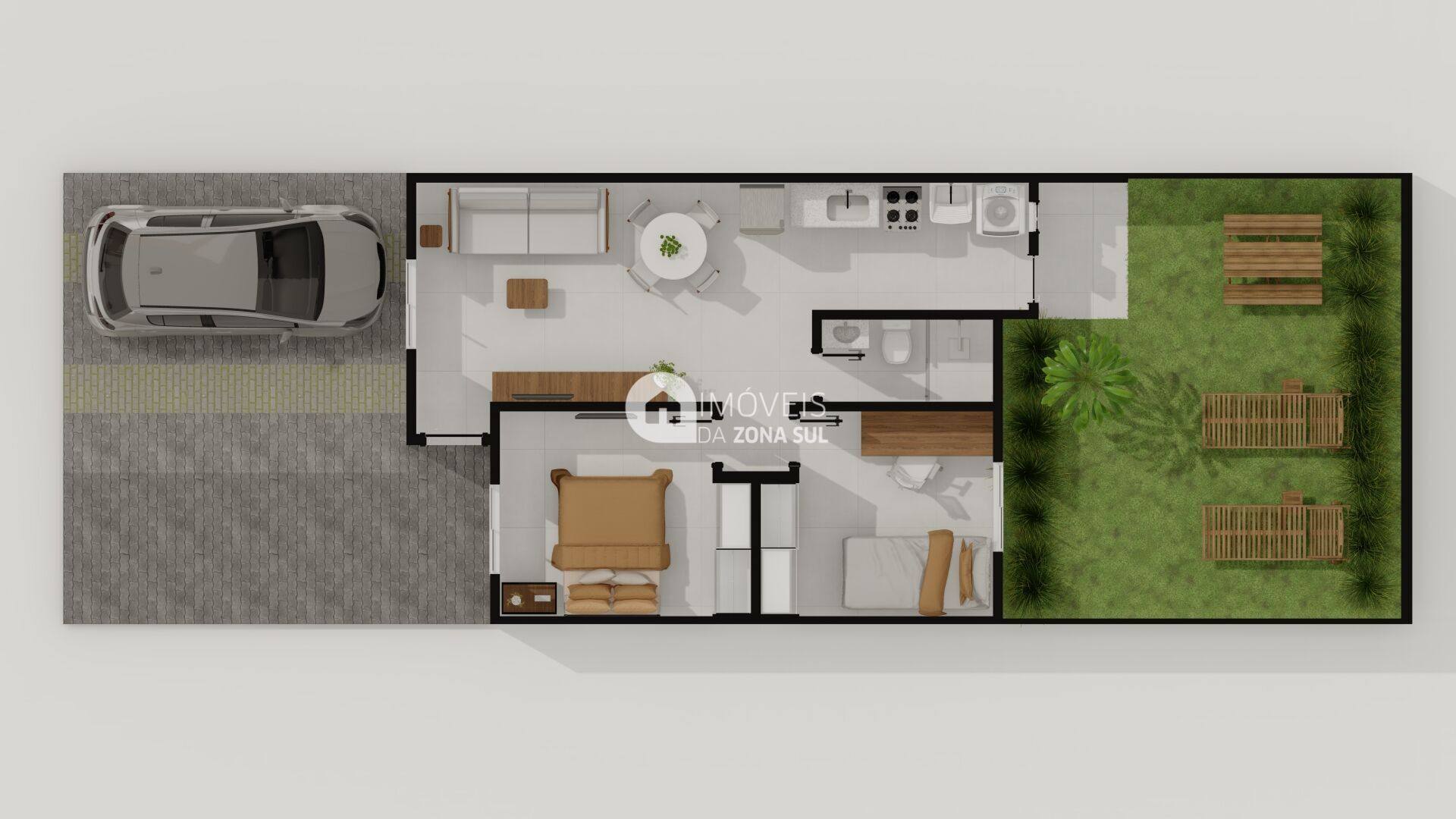 Apartamento com 2 Dormitórios com opção de Pátio