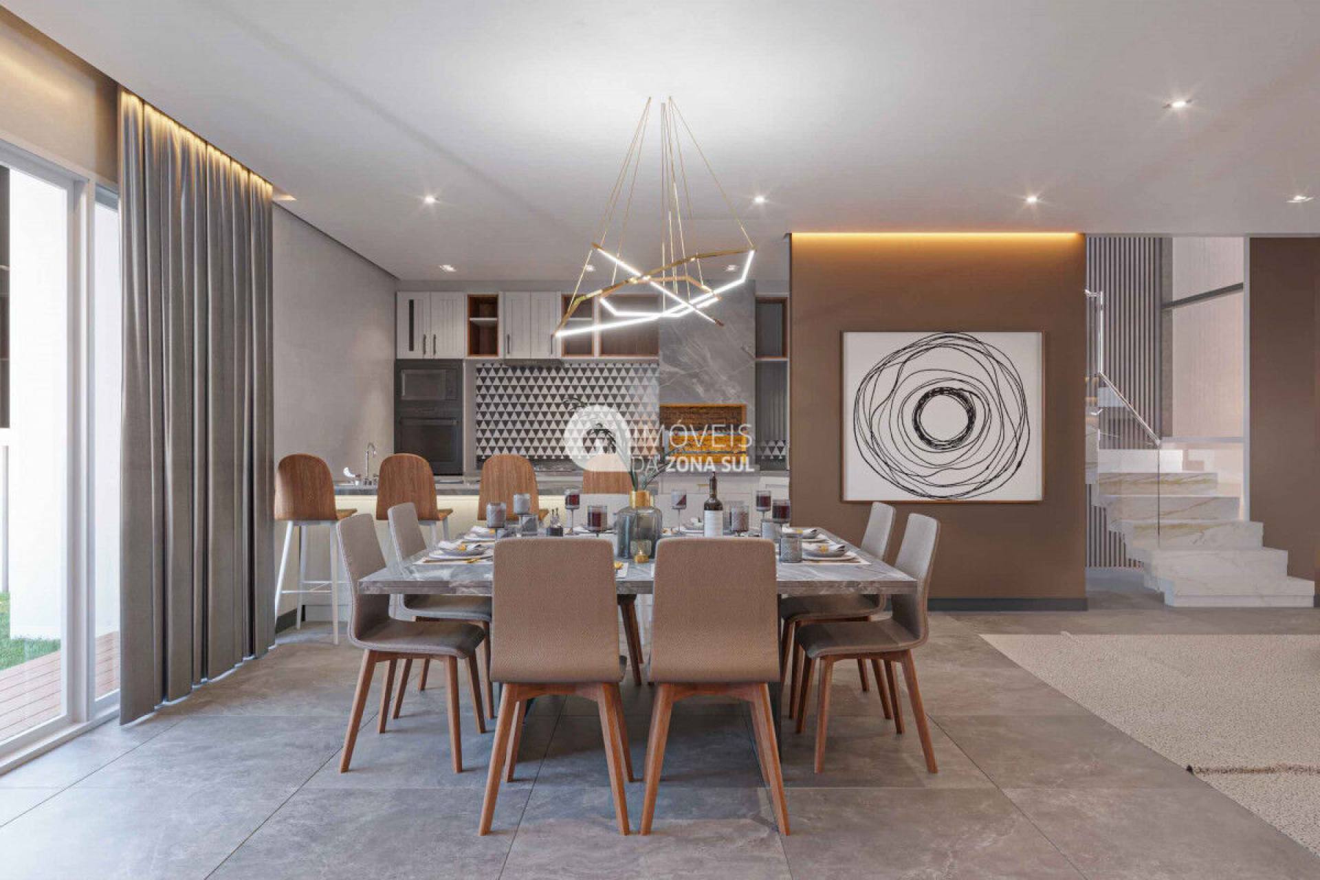 Linda Casa em Condomínio Fechado no Bairro Ipanema, com 3 suítes e 209m²