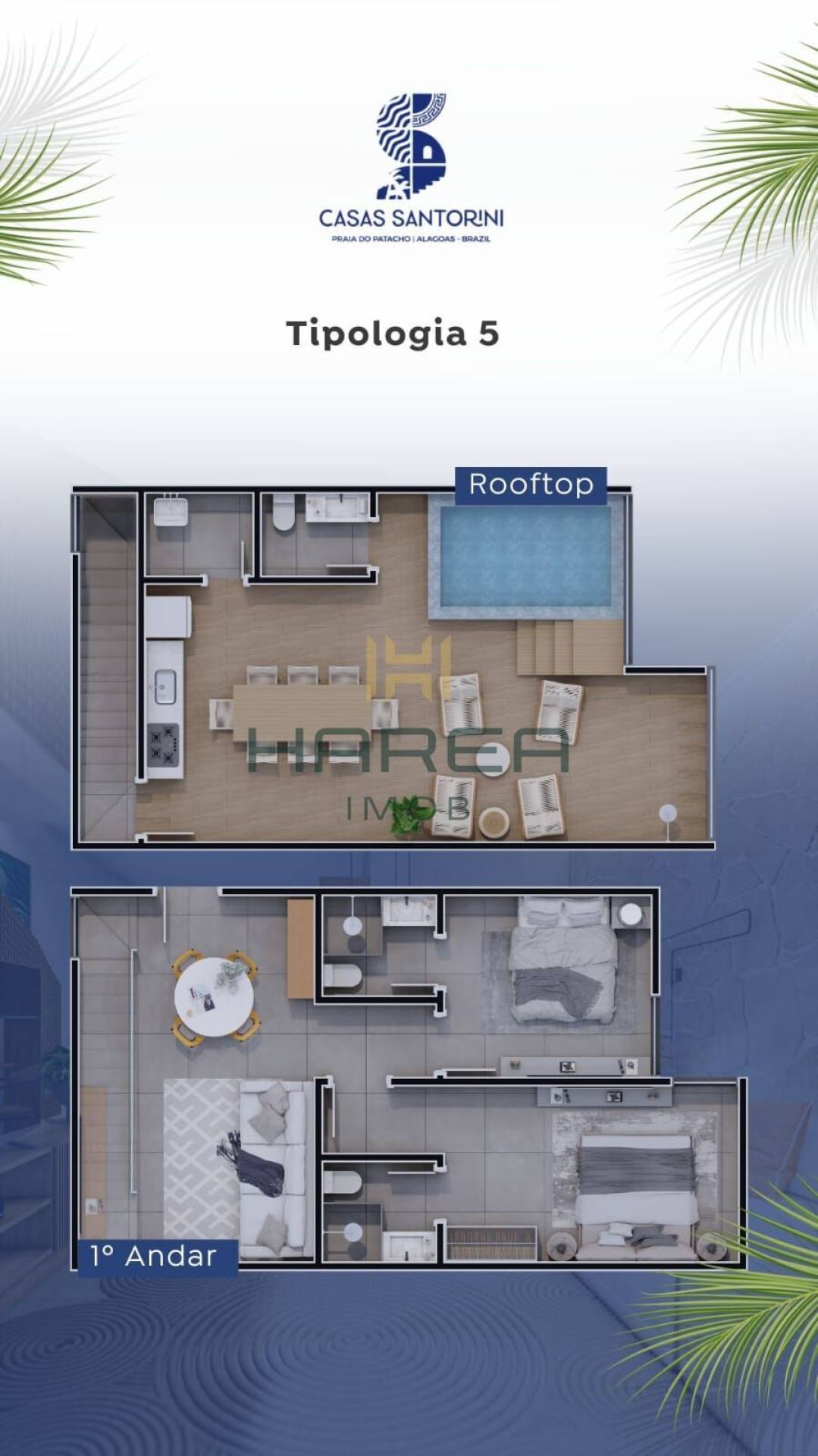 Casas Santorini: Exclusividade e Investimento na Praia do Patacho