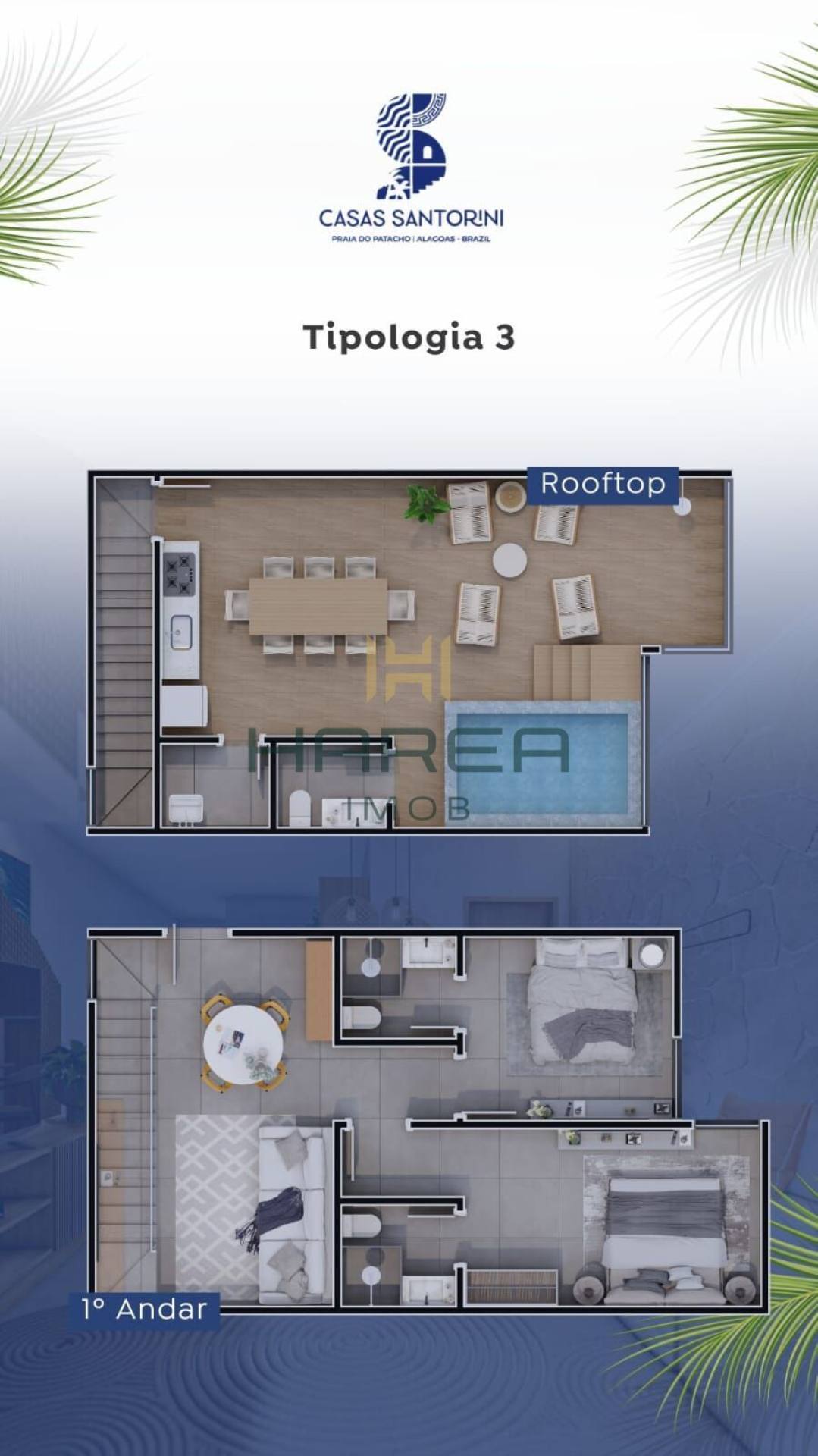 Casas Santorini: Exclusividade e Investimento na Praia do Patacho